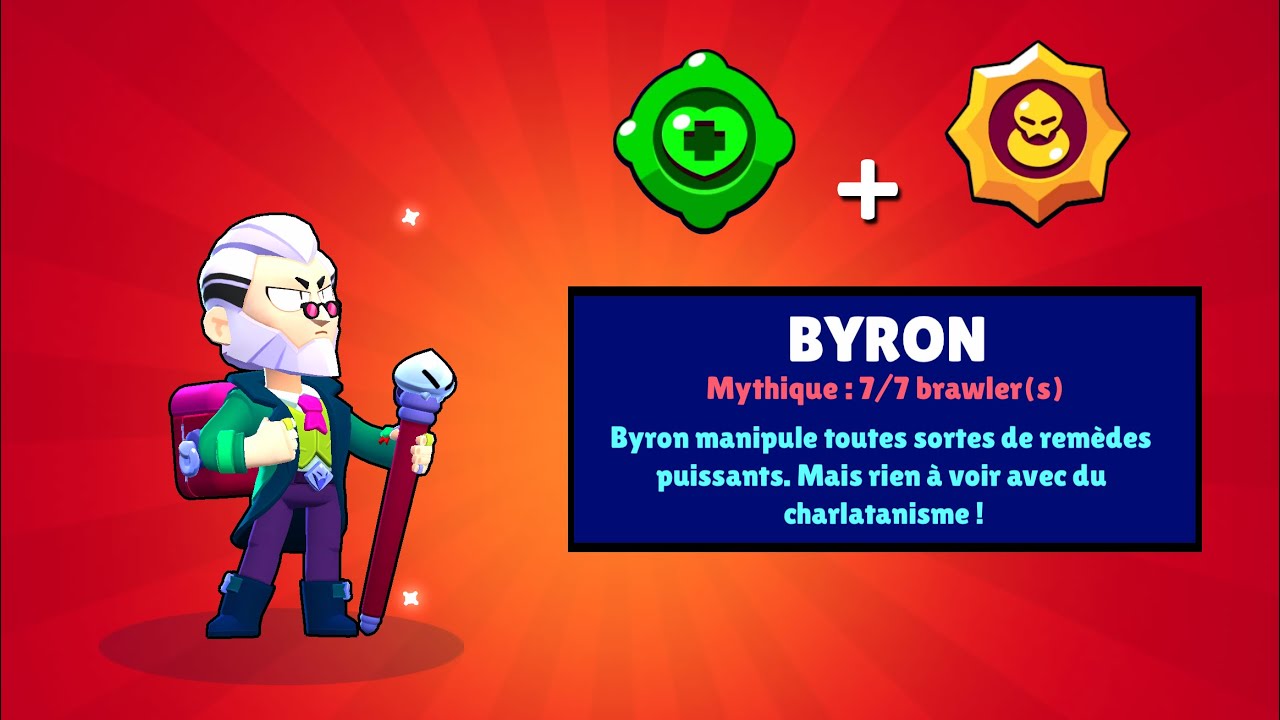 Brawl Stars Je Debloque Byron Gadget Et Pouvoir Star Epic Reaction Youtube - brawl stars pouvoirs