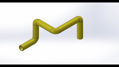 Pipe 3D solidworks