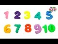 Learn To Count 1 To 10 Play Doh Numbers Counting Numbers Learn Numbers For Kids Toddlers Child 