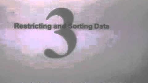 Training Oracle 12c : Introduction to SQL: lab 2 + Restricting & Sorting Data (bab 3)