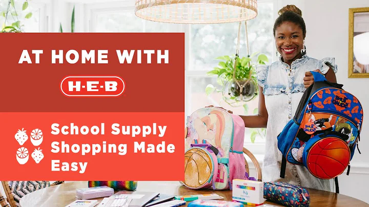 At Home with H-E-B: Get ready for school with Brittany of Sideline Socialite