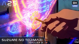 8K UHD suzume no tojimari anime \/ your name last season official trailer 2 | SUB