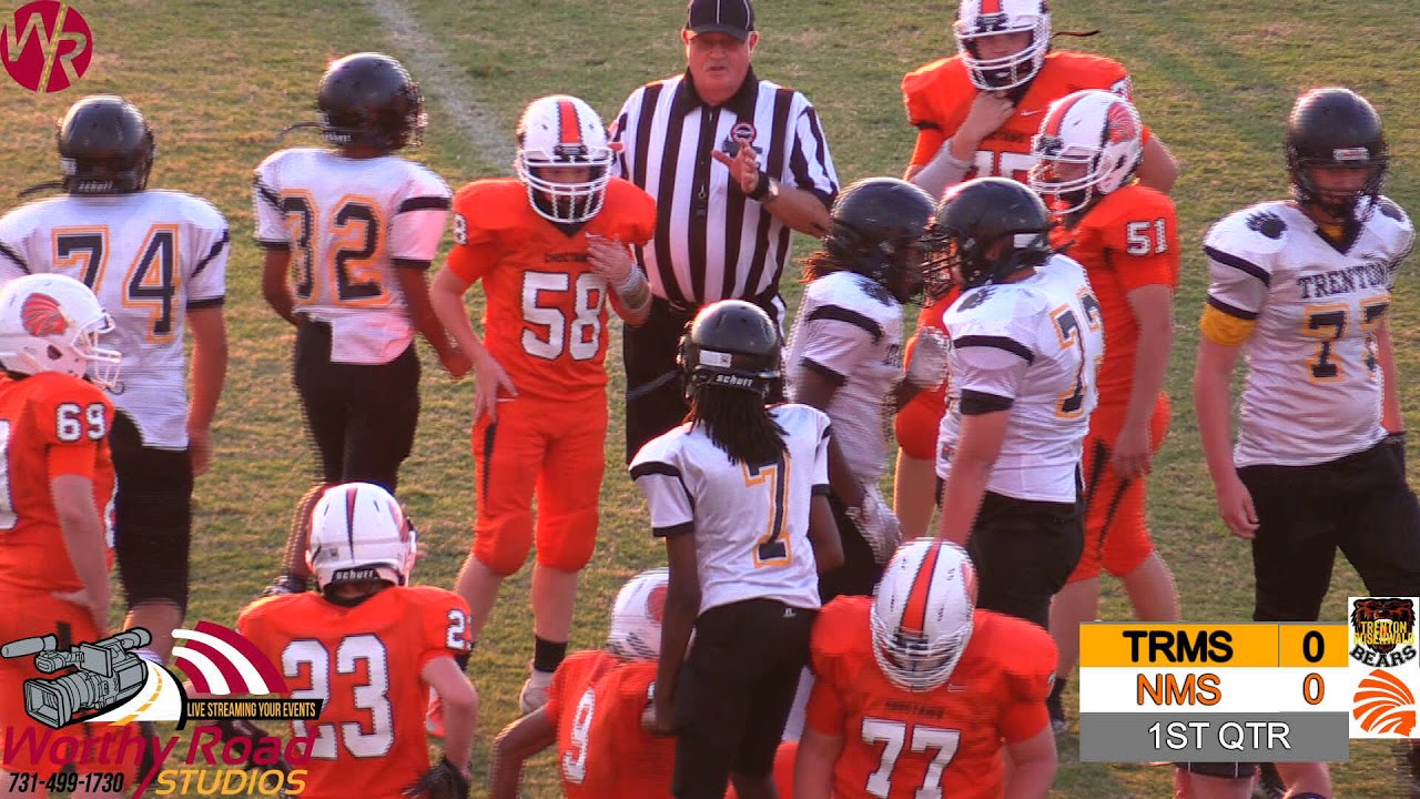TRMS Vs Northview Middle School Football Game 18SEP2018 YouTube