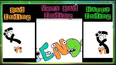 Alphabet Lore Ending But ALL Different Versions (...Epilogue)