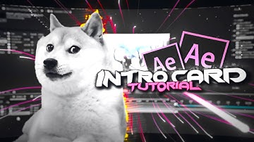 Intro Card Tutorial | After Effects Tutorial
