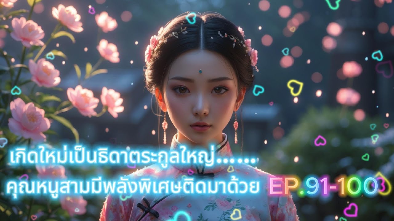 เกิดใหม่เป็นธิดาตระกูลใหญ่……คุณหนูสามมีพลังพิเศษติดมาด้วย EP.91-100