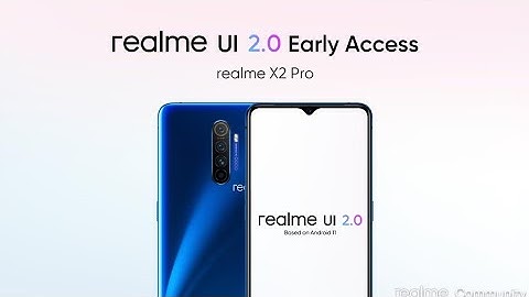 Realme X2 UI 2.0 early access application about to start in China from Today 10 am