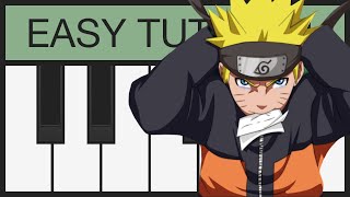 Naruto - Blue Bird | EASY Piano Tutorial | Melodica | Slow