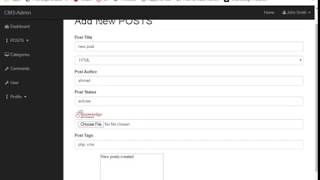 How to UPDATE Post Data Part 1 | Complete CMS in php