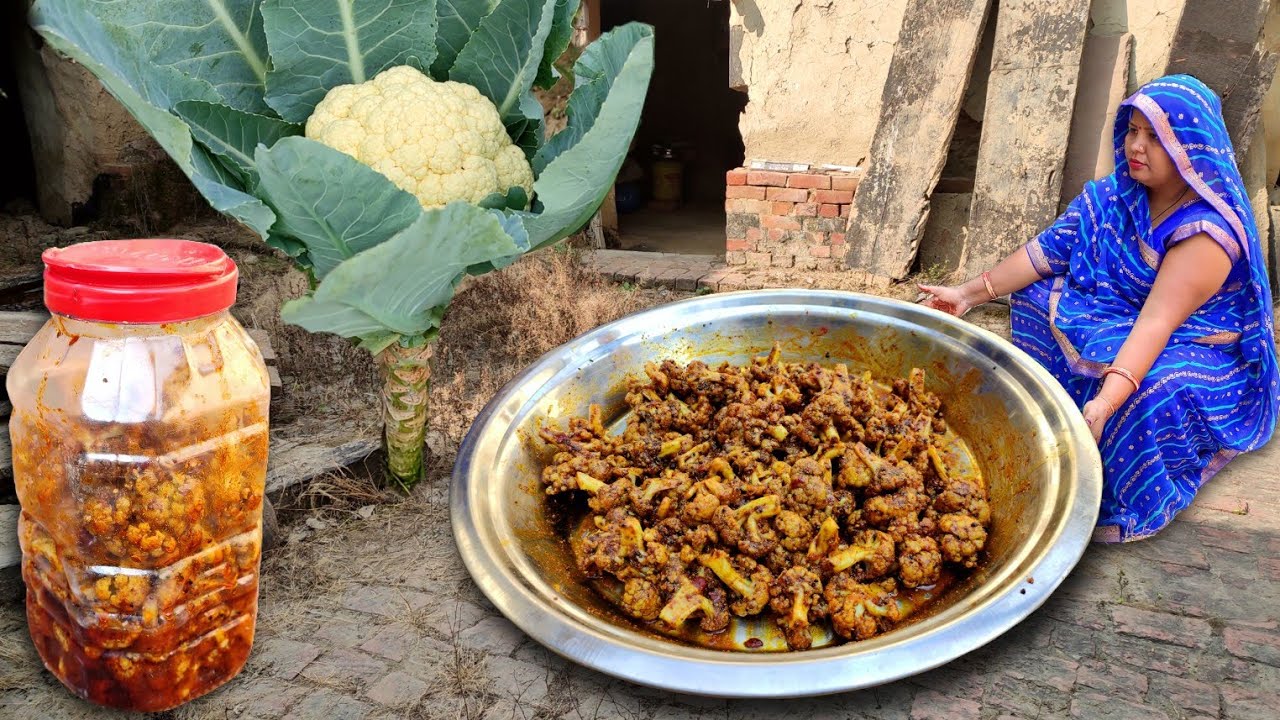 गोभी का अचार बनाने का ऐसा नया तरीका कि सालों तक नहीं खराब होगा GOBHI KA ACHAR / COULIFLOWER PICKLE