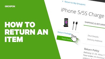 How to Return an Item with Groupon