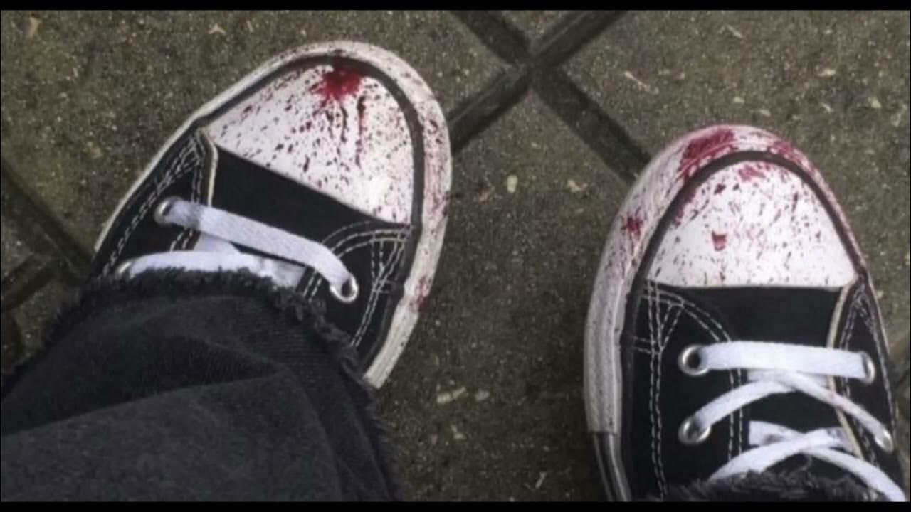 aesthetic bloody shoes