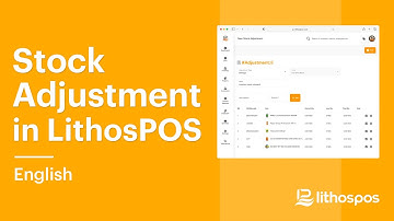 Stock Adjustment in LithosPOS - [English]