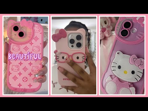 Hermosos cases para celular de Hello Kitty 📲 