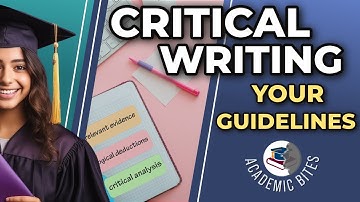 How to Be CRITICAL in Academic Writing | Tutorial