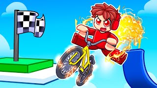 Going 8,251,723 MPH in Roblox Bike Obby!