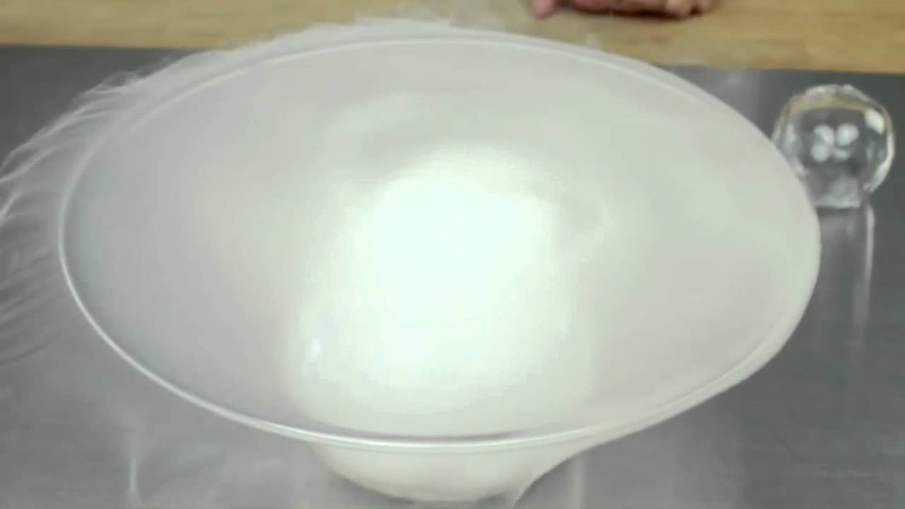 Innovative food presentation The Ovni Plate and Dry Ice YouTube
