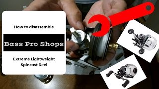 Disassemble a NEW Bass Pro Shops Extreme Lightweight Spincast Reel