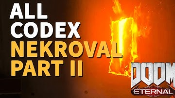All Codex Nekravol Part II Doom Eternal Locations