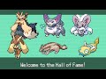 Inclement Emerald Normal Monotype Elite Four/Champion Rematch (Challenge Mode Singles, Legendaries)