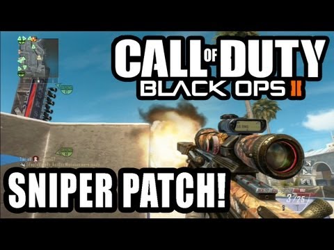 NEW - Black Ops 2 Multiplayer SNIPER Rifle Patch - BO2 Sniper Nerf