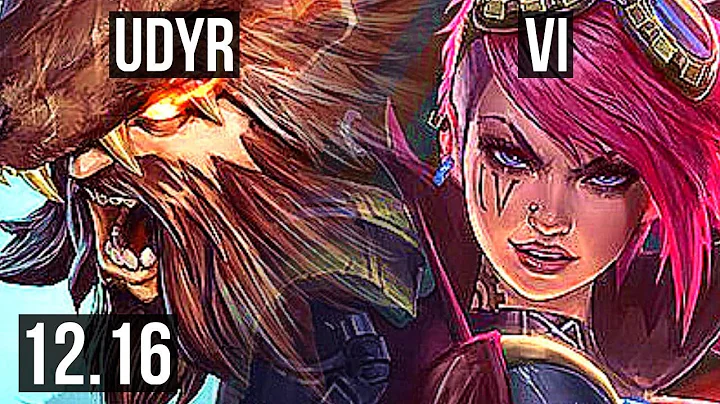 UDYR vs VI (JNG) | 5/0/6, Rank 7 Udyr | KR Master | 12.16