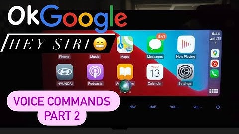 VOICE COMMANDS 🎤| part-2| all new i20😍| google assistant | siri