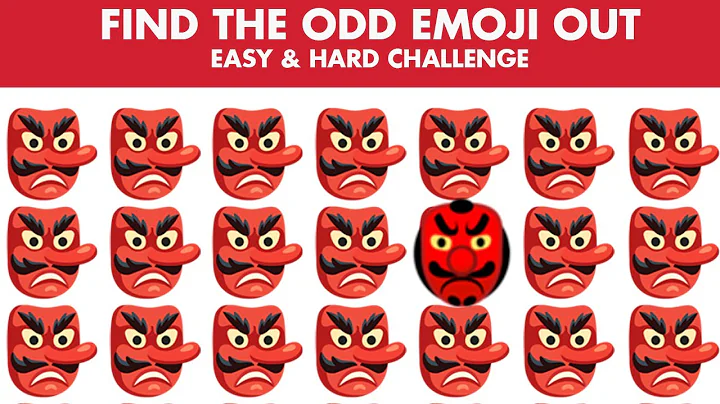 How Good Are your Eyes? 🙈 Find the Odd Emoji Out 👏 Emoji puzzle | Spot the Difference 👸 Puzzle Hut