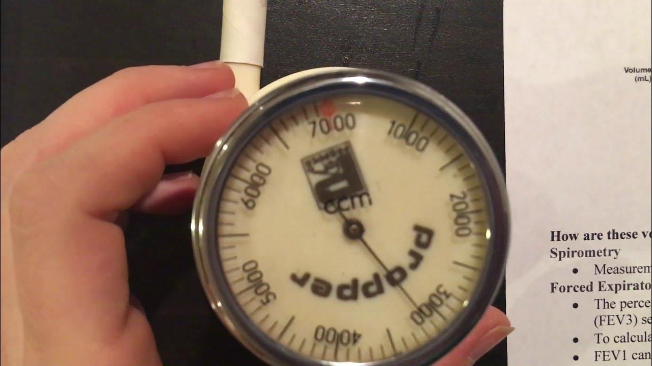 How to use a spirometer YouTube