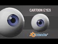Create a Procedural Cartoon Eyes in Blender 3D 2.8 - EEVEE