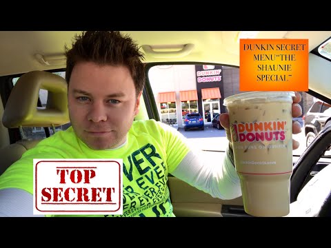 DUNKIN DONUTS SUPER SECRET ICED COFFEE “THE SHAUNIEE SPECIAL” DRINK REVIEW