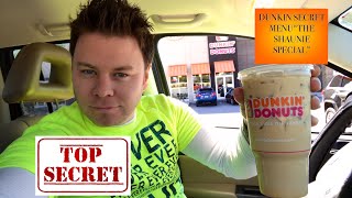 DUNKIN DONUTS SUPER SECRET ICED COFFEE “THE SHAUNIEE SPECIAL” DRINK REVIEW | Must Or Bust screenshot 5