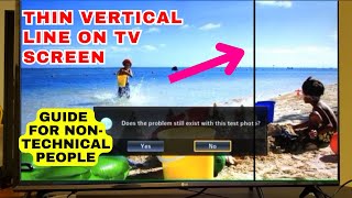 How to Fix Thin Vertical Line on Samsung TV Screen | Easy Fixes for NonTechnical People