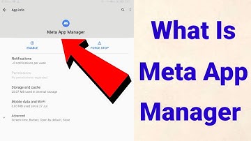 What is Meta App Manager on Android Phone