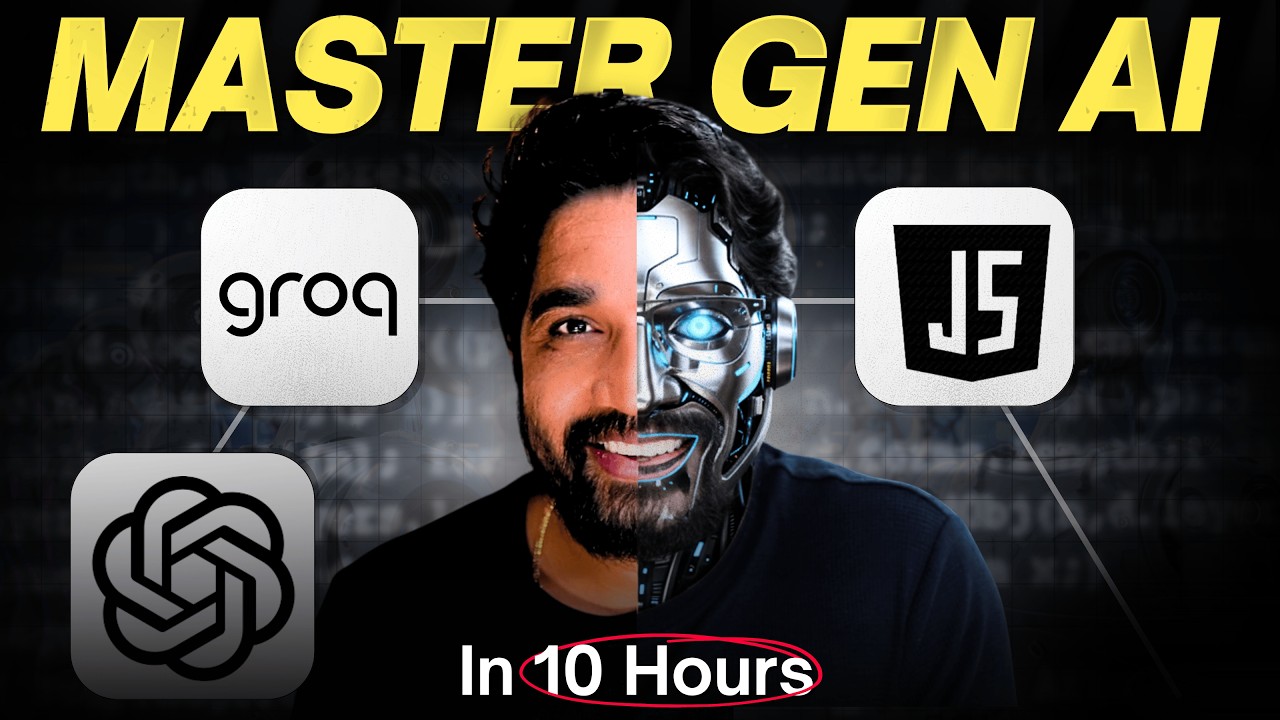 Generative AI from Scratch using JavaScript - Start Now | Free Preview for Beginners | Hindi