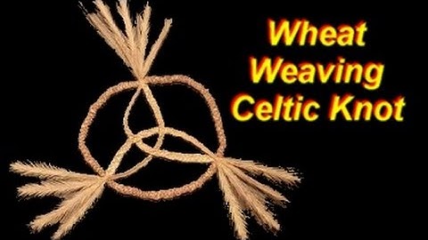 Wheat Weaving Tutorial: Celtic Knot