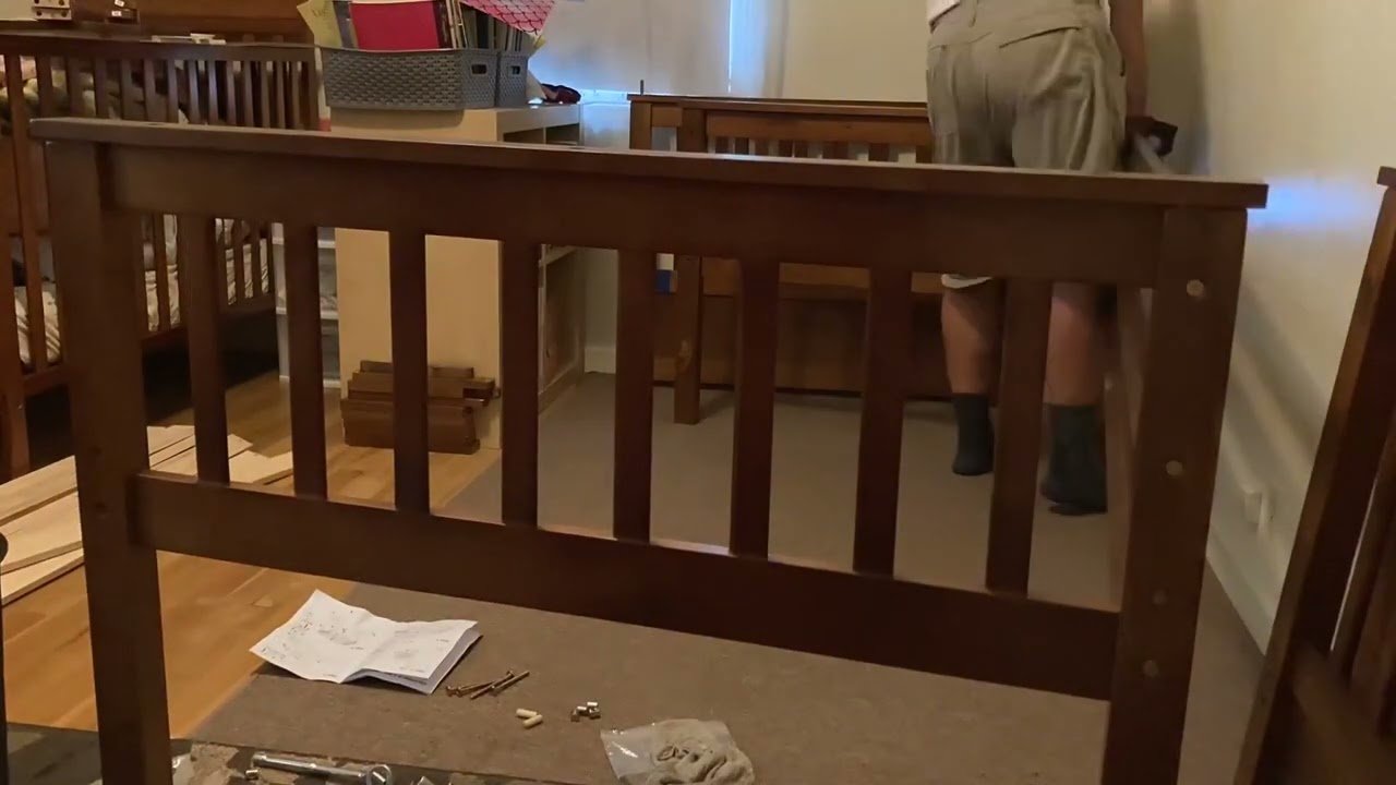 Amazon Bunk Bed Assembly Harper & Bright Designs Twin Bunkbed