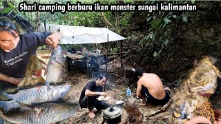 5 days camping on a tarpaulin hunting for monster fish in the Kalimantan river