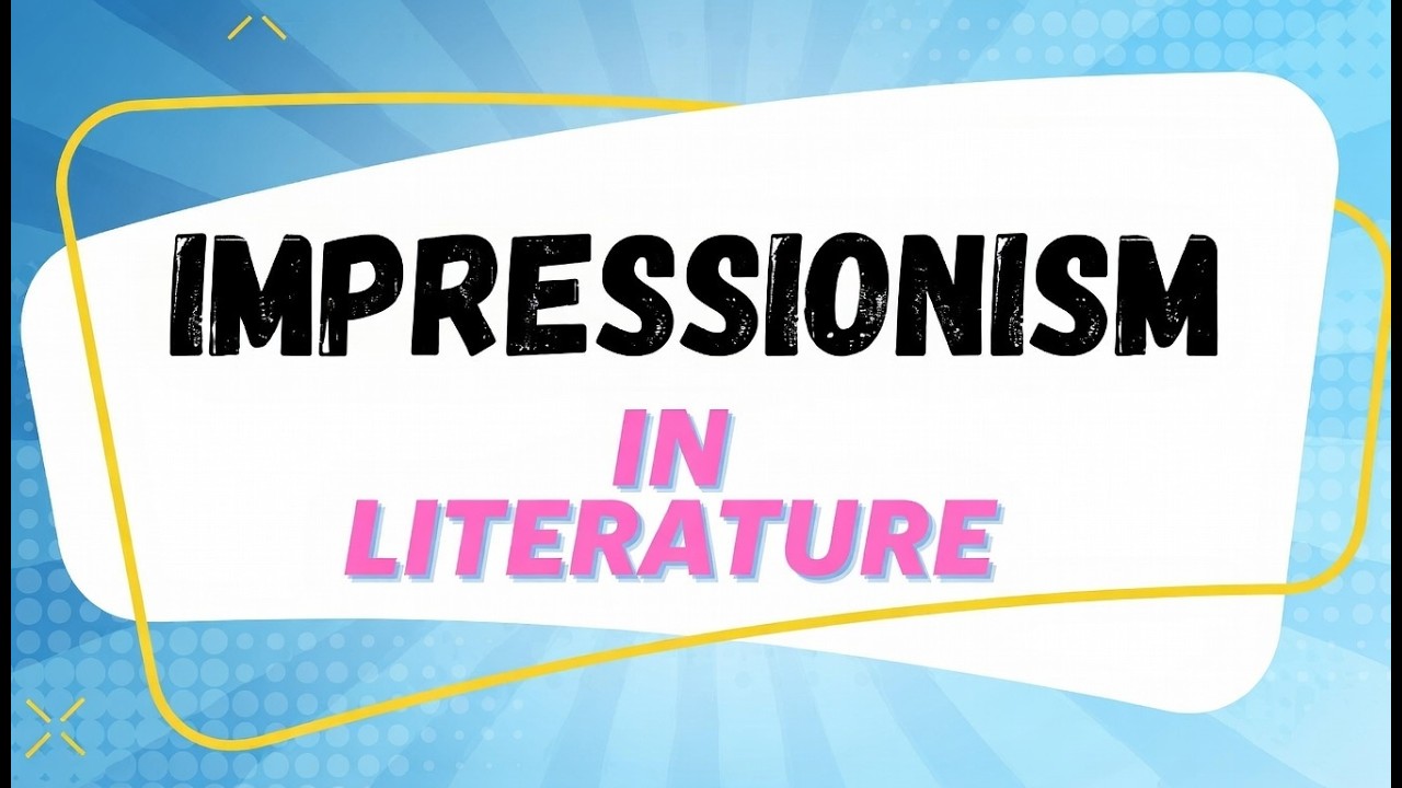 Impressionism in English Literature | UGC NET EXAM
