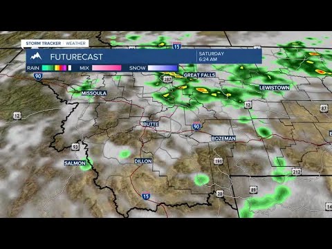 Scattered showers and thunderstorms this weekend - YouTube