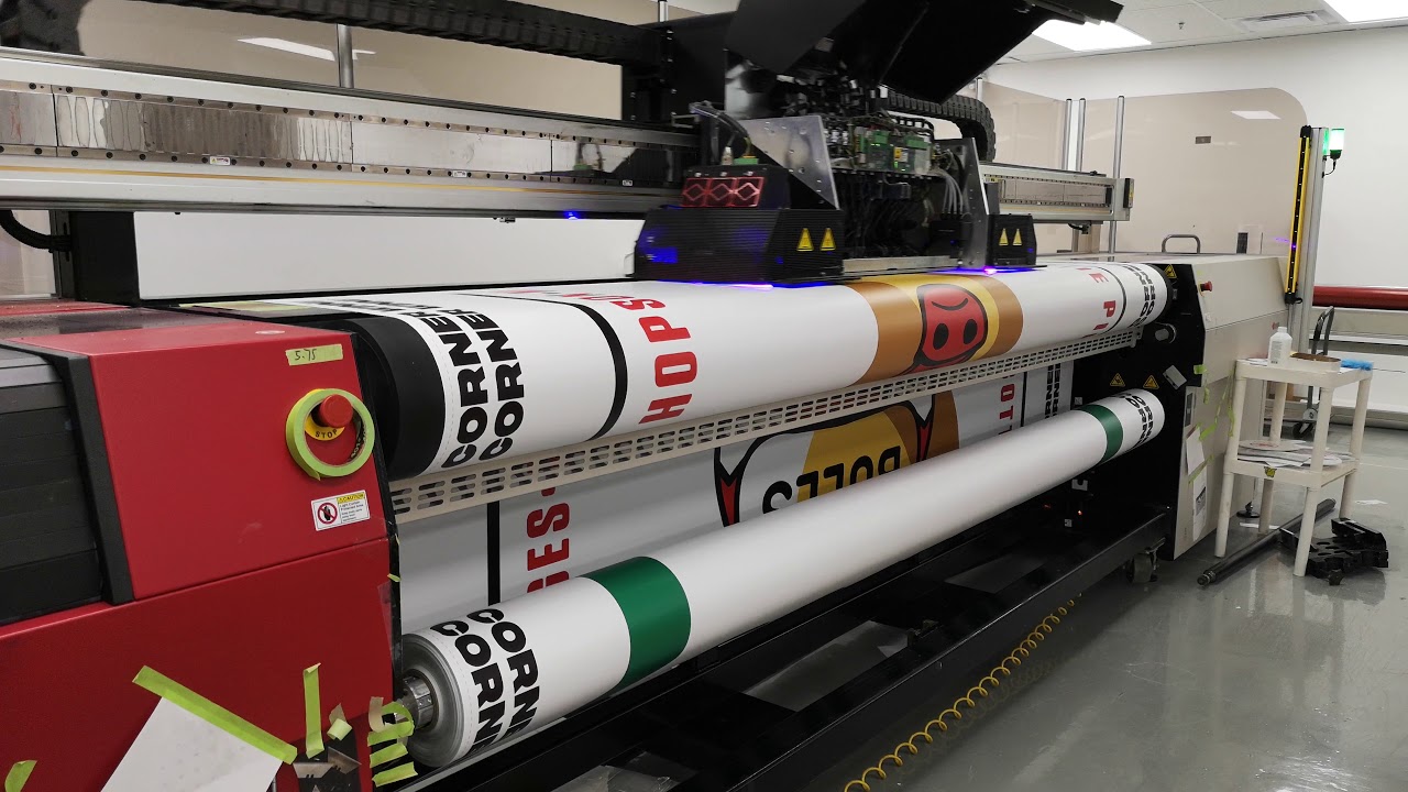 18oz banner UV direct print double sided on Agfa Ceres RTR3200 Aclick Inc Apr06 2019