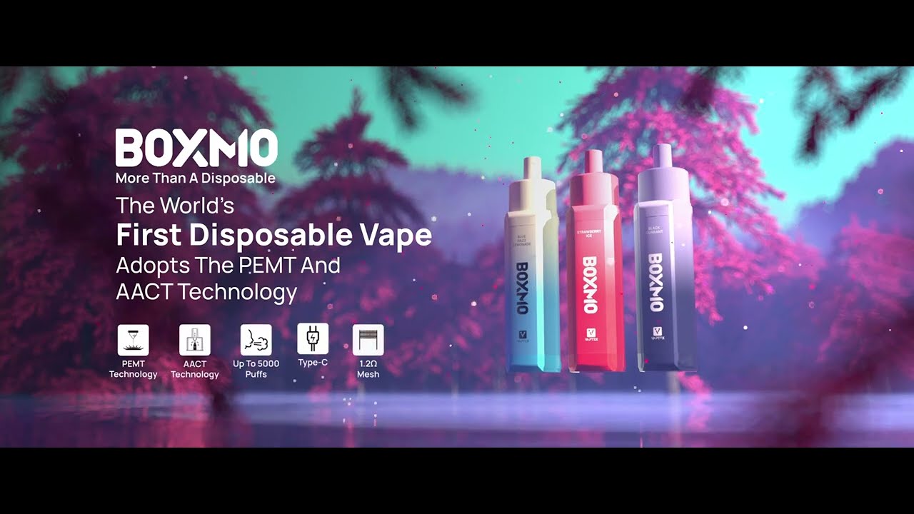 Vaptex Boxmo--The World's First Disposable with PEMT & AACT Technology!🔥🔥🔥
