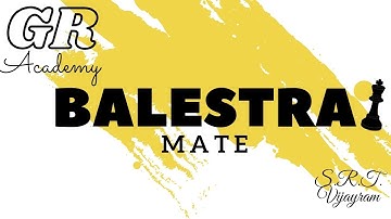 Balestra Mate (Checkmate Pattern) // GR Academy for Chess // Learn the esay way
