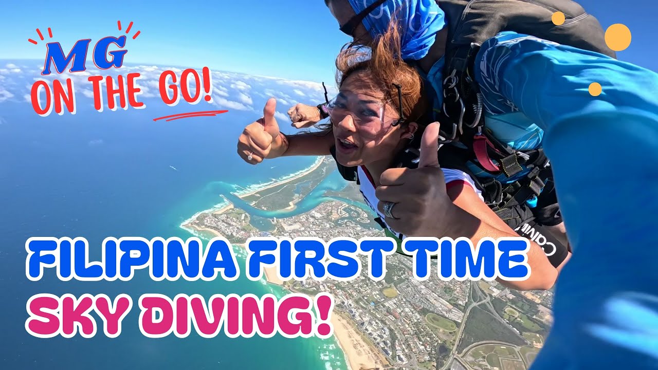 Filipino Girl Jumps From 12,000 Feet at Kirra Beach | Skydiving Gold Coast 🇦🇺