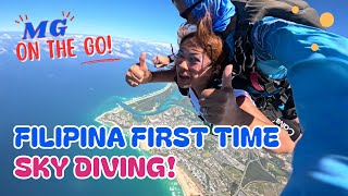 Filipino Girl Jumps From 12,000 Feet at Kirra Beach | Skydiving Gold Coast 🇦🇺