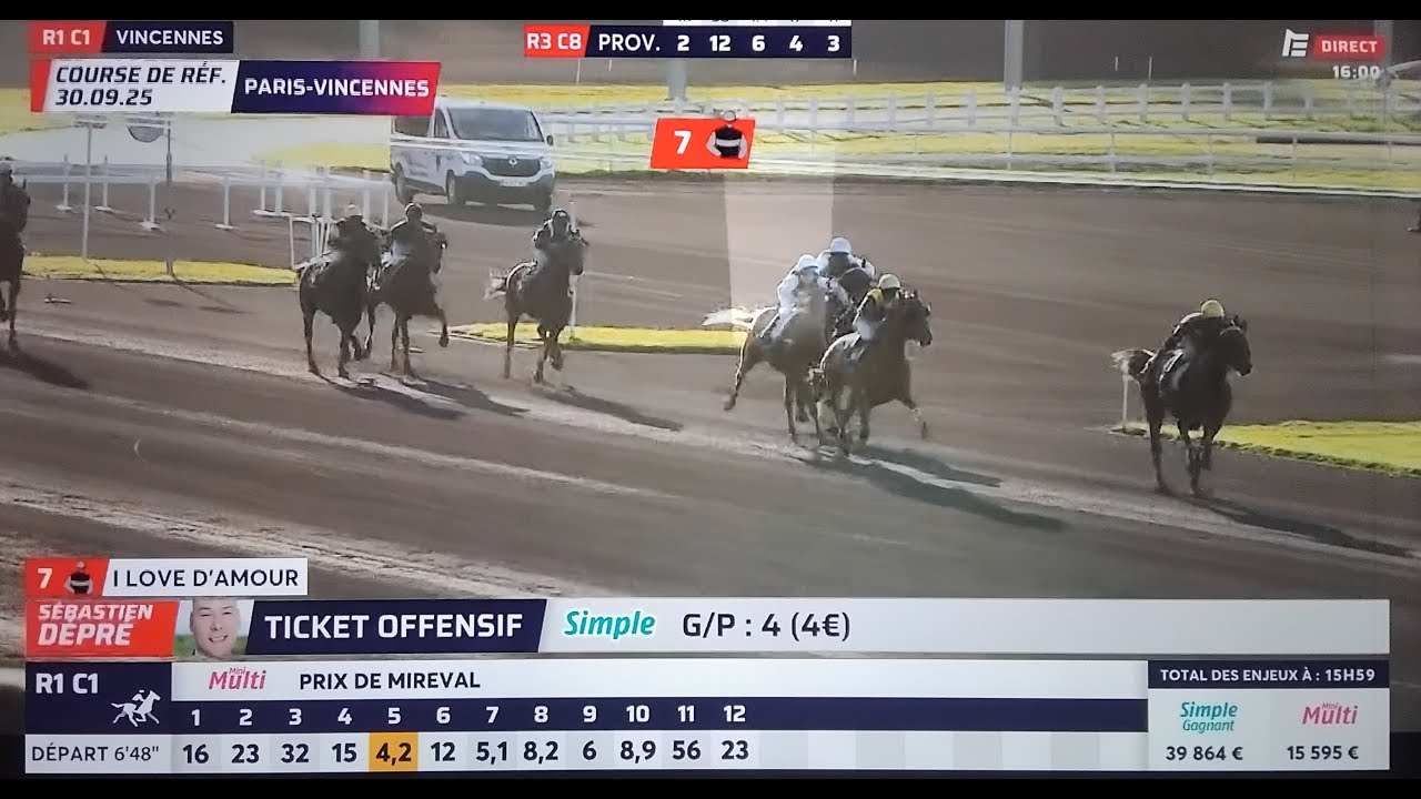 2025- 19 déc - Course réf et interview de Jean-Christophe Marty avant la course de I LOVE D'AMOUR