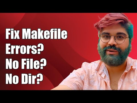 Fixing Makefile Errors: Resolving 'No Such File or Directory' Issues