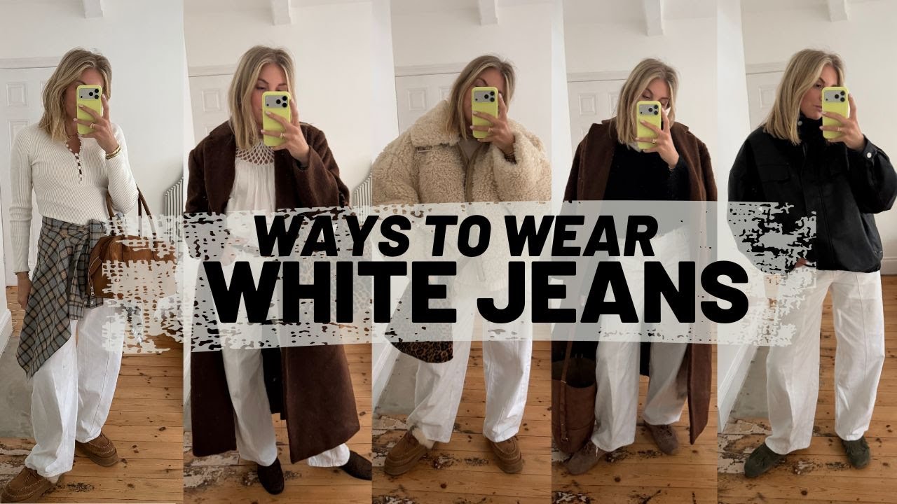 Как стильно носить белые джинсы / 5 идей для повседневных образов / Шинейд Кроу