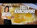 Khachapuri / Georgian Cheese-bread/Cheese-boat (Adjaruli, Adjarian)