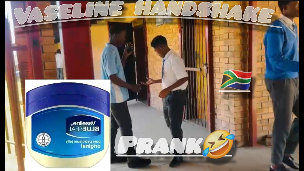 Vaseline prank at school🤣😭gone wrong